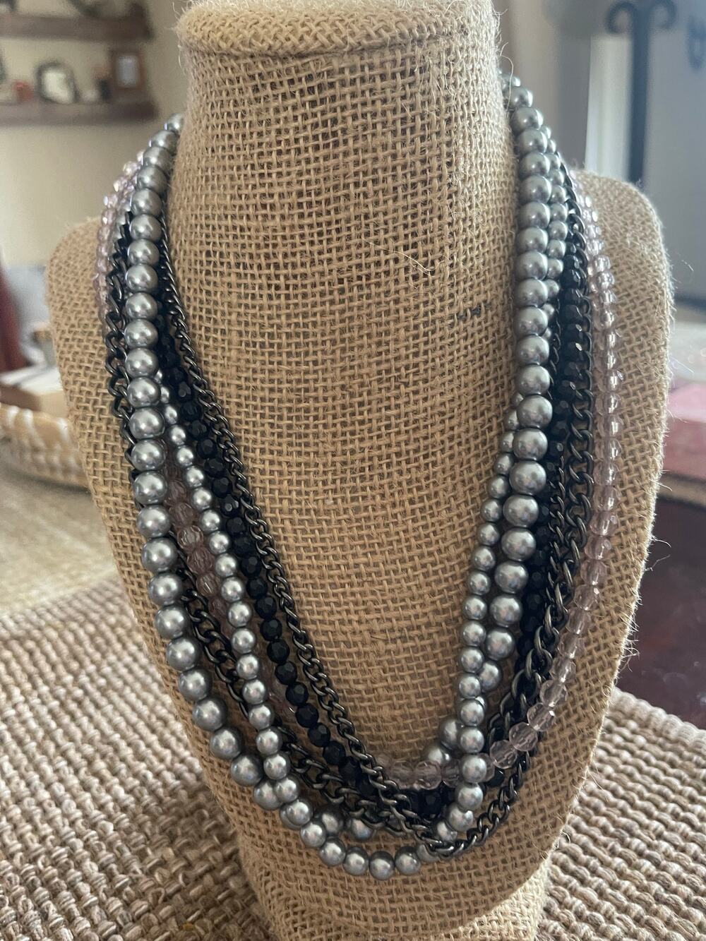 Premier Designs multi strand beaded Necklace